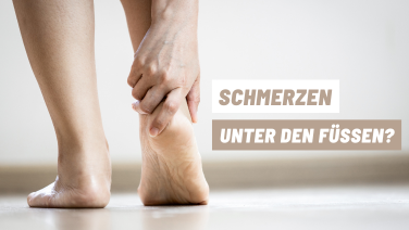 Schmerzen unter den Füßen? Dann hast du vielleicht Plantarfasziitis