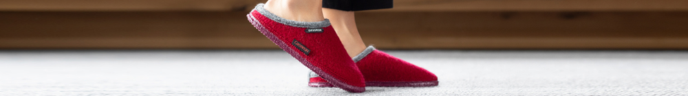 Wollhausschuhe Damen